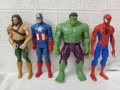 Available Avengers characters and Mega blocks set