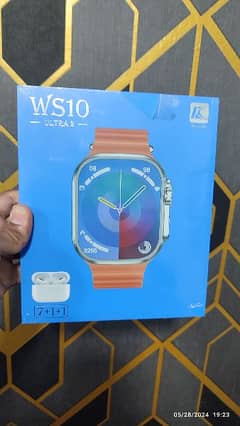 WS 10 Ultra Smart Watch with 7 straps & Airpods pro