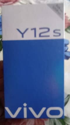 Vivo Y12s with box and charger 10 by 10