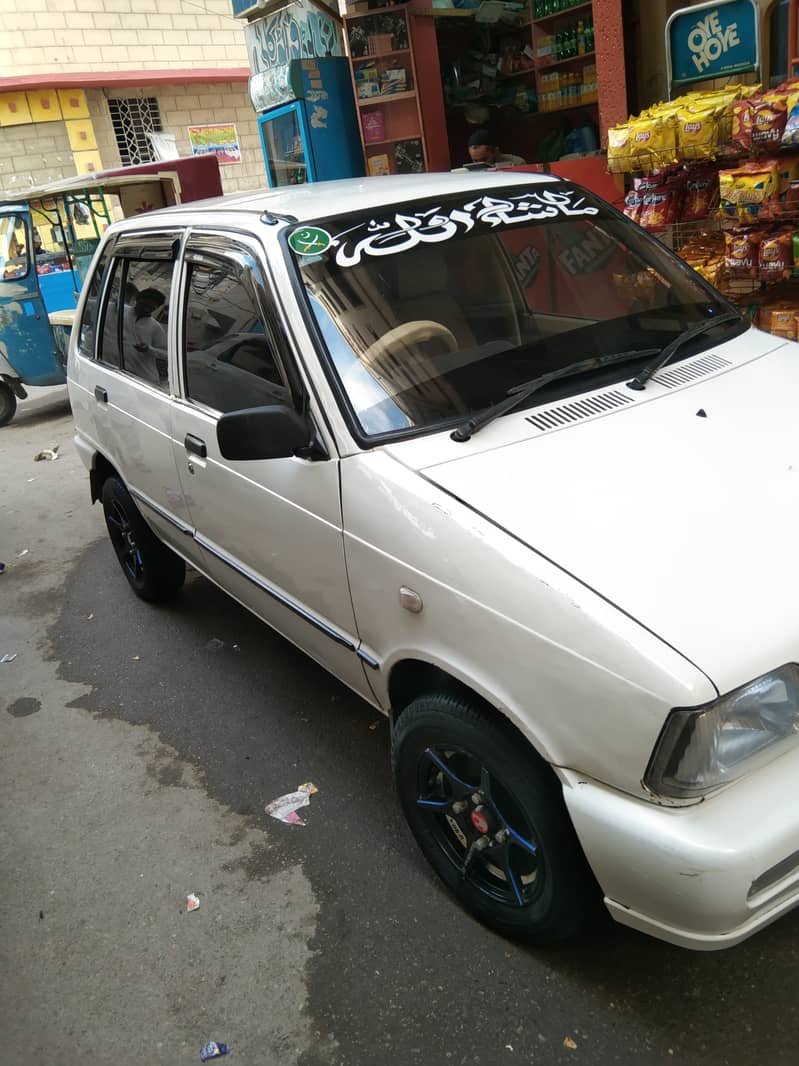 Suzuki Mehran Vxr b to b original alloys wheels woofers system install 1