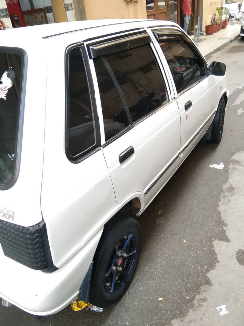 Suzuki Mehran Vxr b to b original alloys wheels woofers system install 2