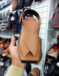 Men's Leather Peshawari Chappal free home delivery