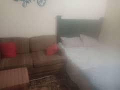 fully furniture for sale bed,almari,sofa,etc
