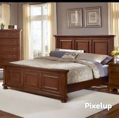 king bed wood bed bed