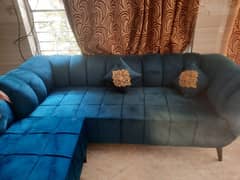L shaped sofa set new condition