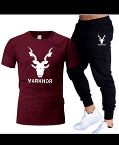 men’s clothing summer breathable tshirt and trousers gym wear