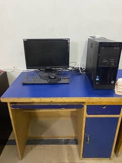 Computer Table blue top l 5 tables available