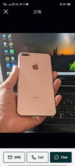 iphone 7 plus 128 Pta approved  gb Rose Gold Colour finger off
