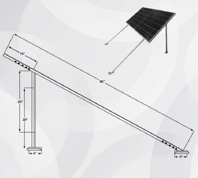 Solar Structural Stand Sets(L1-L5) & Cable Trays 2