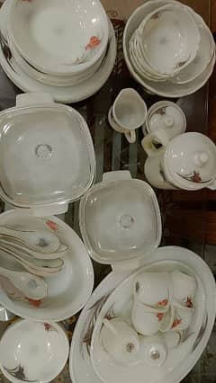 marble dinner set 6 person