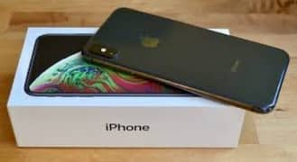 iPhone XS Max 64gb almost new phone non PTA with box and charger