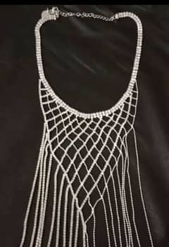 diamond long chain necklace for sell