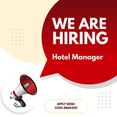 Manager required for hotel and tourism