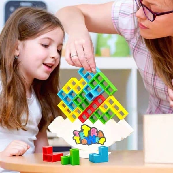 Tetris Balance Stacking Tower | Tetra Tower Game | Building Block Toys 4