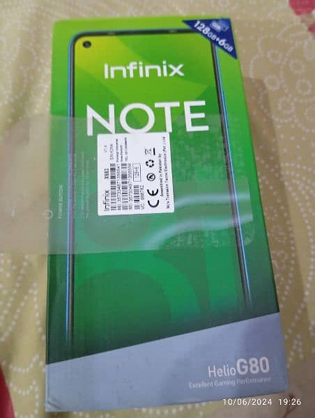 infinix note 8i for sale 6/128 6