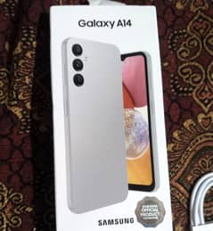 Samsung Galaxy A14 128 GB Silver 10/10 Pristine PTA Approved