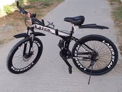 Folding bicycle for sale.