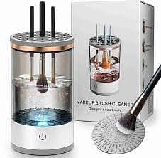 Electric makeup brush cleanser