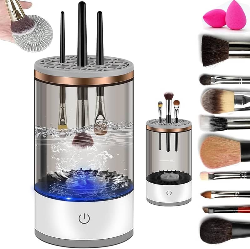 Electric makeup brush cleanser 1