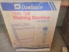 Dawlance washing machine 6550 twin tub