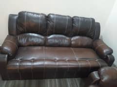 7 seater leather sofa set