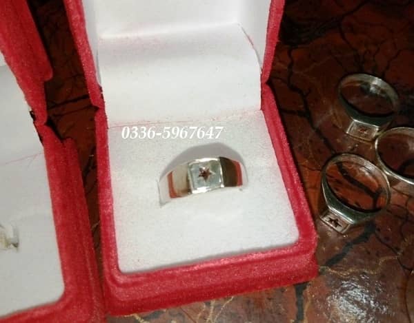 Hirz e Jawad Silver Ring - Star Ring from Iran 0336-5967647 1