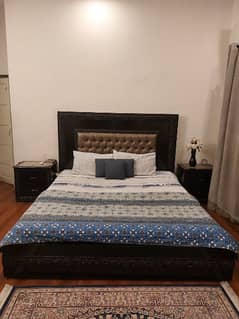 Bed set / double Bed / wooden Bed / side table / mattress / furniture