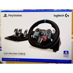 logitech g29 racing set for playstation + xbox + pc