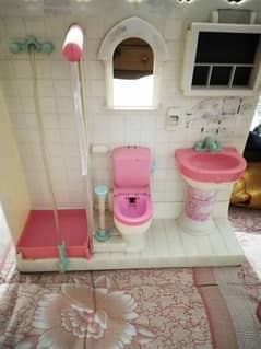 barbie bathroom set