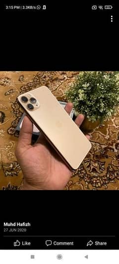 iPhone 11 Pro Max 256 GB memory PTA approved 03192144599
