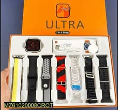 7 in 1 strap Multi Features Smart Watch