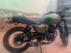 Super Star Falcon 150 Green Color Cafe Racer Bike Motorcycle