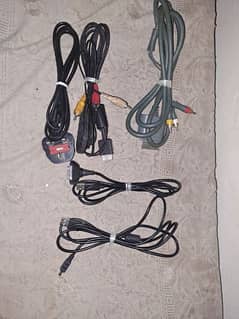 PS3 AND XBOX 360 CABLES