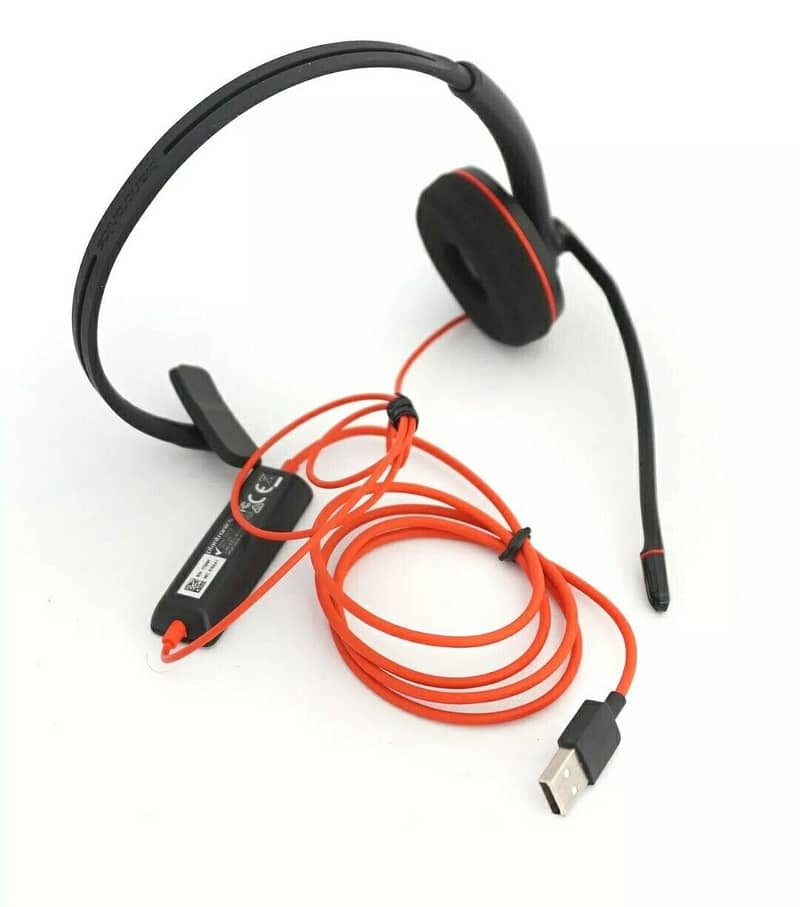 Plantronics C3220 Redwire double side USB Noise Cancelation Headphones 3