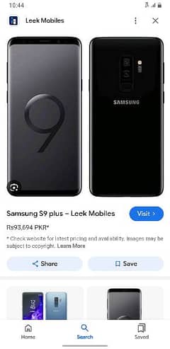 Samsung S9Plus 10 by 10 condition only kit Non Pta