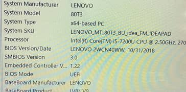 Lenovo Core i5-7th Gen (New)