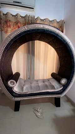 round shaped sofa