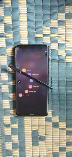 Galaxy Note 8 single sim PTA official front back glass crack 1 dot