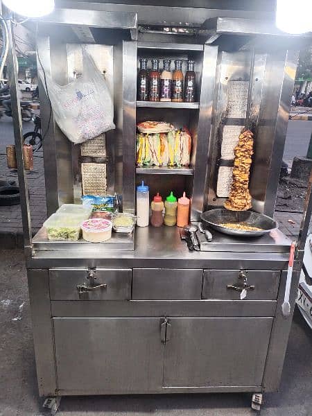 Shawerma cabin double burner like New 11