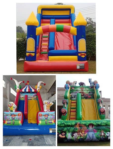 jumping castle Slide magic show balloon decoration air arch magician 1