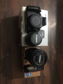 Canon 1100D camera with Kit lens and Tamron f/4 5.6 for sale.