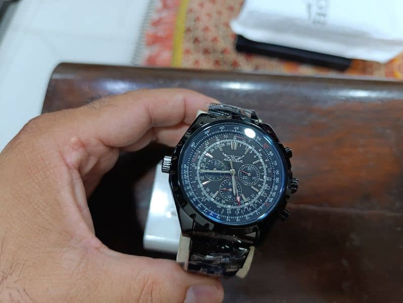 Original Automatic Jargar Datogtaph Pilot watch with rotating bezel 18