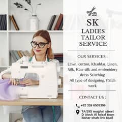 Ladies Tailor services Lahore, Stitching -  Free pickup and drop off