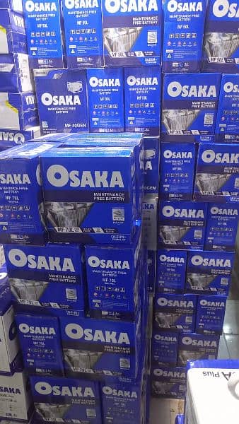 Battery Car Battery OSAKA MF 70 Dry Maintenance Free. 0