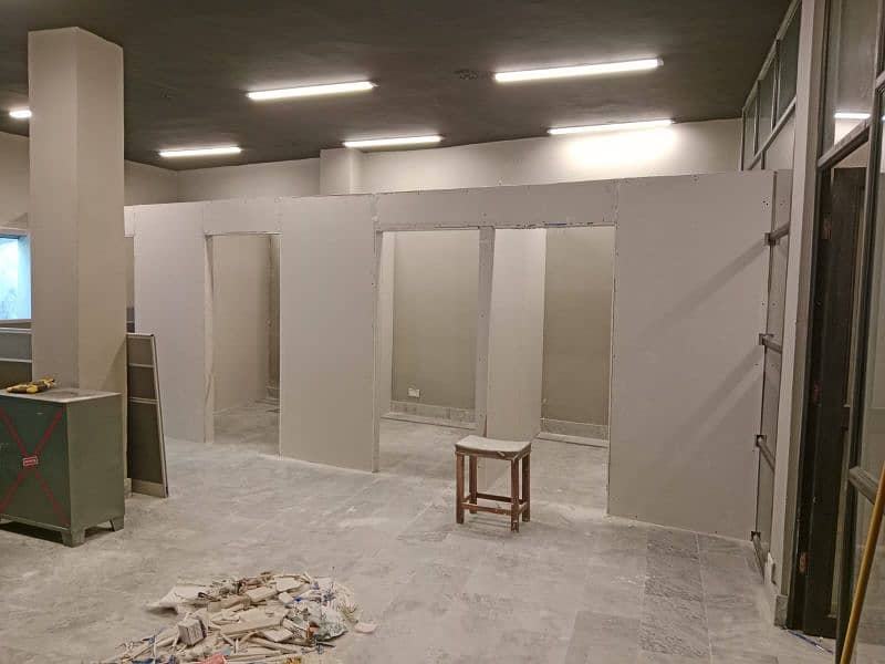 gypsum board cement board partition 0