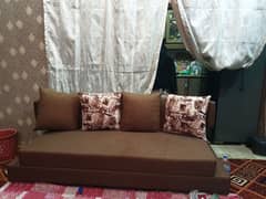 sofa set hai 3 2 1 colour  brown  caml
