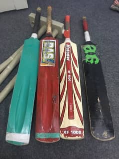 Crickets bats bundle of 4 for sale