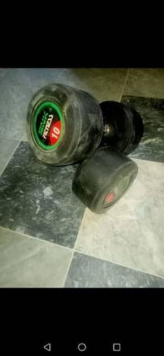 10 kg Two Dumbells / Old But Just Like New