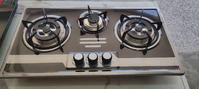 national brand three burners high quality stainless steel hob
