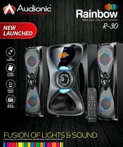 Audionic Rainbow R30 Box Pak no Open Heavy Bass